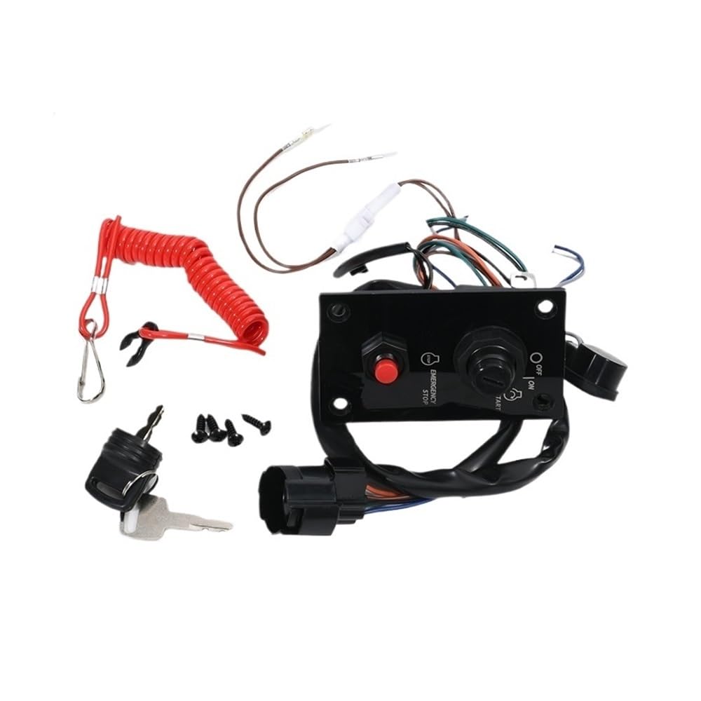 Ignition Key Switch Panel Fit For Outboard Engine Motor Ignition Key Switch Panel 37100-96J24