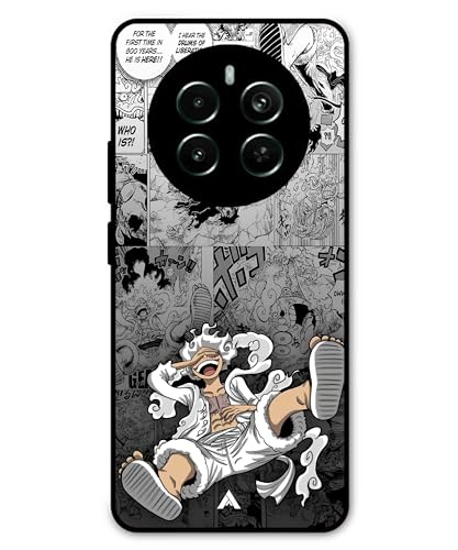 Image of Premium Anime 2 Case for Realme P1 Pro (Glossy Finish) Soft-Touch Metal TPU Back Cover, Shockproof, Designer, Aesthetic Mobile Phone Case