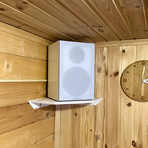 Flushbay Speaker Grill Cloth Black Speaker Fabric Protective Dustproof Mesh Cloth Stereo Fabric For Audio Amplifier Speaker Repair 50X160Cm/19.7’’X63’’ (White) #TOP2