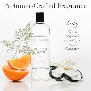The Laundress Delicate Wash, Double Concentrated, Lady Scent, Detergent Delicate, Lingerie & Silk Detergent, Lingerie Wash, 16 Fl Oz