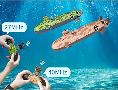 ZFHTAO Rc Speedboat Remote Controlled Submarine Green - Image 2