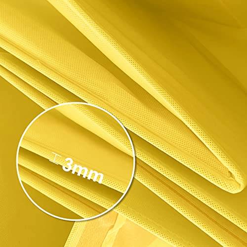 Pantryily Toy Boxes For Kids,Extra Large Toy Box Storage,Foldable Storage Bins Chest With Lids,Removable Divider Stuffed Animal Toy Organizers And Storage For Boys Girls 35.8"X12.6"X16" - Yellow #TOP5