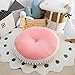 Kishome Large Floor Pillow Kids Round Floor Cushion Seating, 35 inches Big Circle Pillow, Round Pillows Seating for Children, Oversized Mat for Reading Nook Teepee Playroom Nursery Canopy Pink