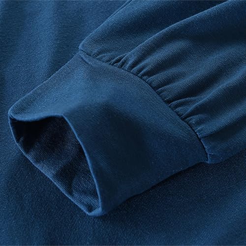 Pull à manches longues homme avec cordon de serrage mode casual sweat sport - 4