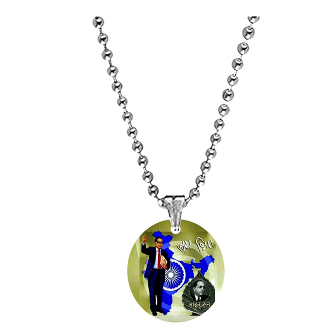 Jay Bhim Bharat Ratna Dr. Babasaheb Bead Chain Acrylic Pendant for Men Women Inspirational Acrylic Charm Equality Tribute Cultural Gift Accessory-image-21