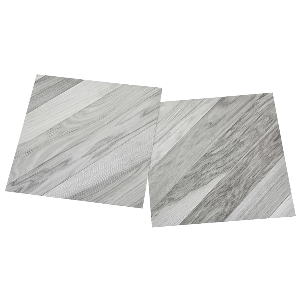 vidaXL 55 baldosas autoadhesivas para salón, antiestáticas, ignífugas, impermeables, antideslizantes, de PVC, 5,11 m²,