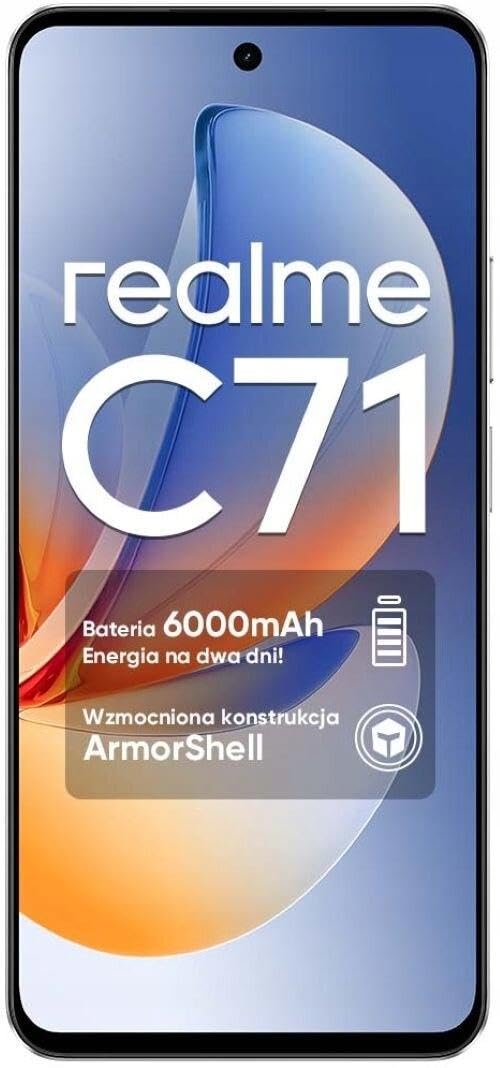 Smartphone realme C71 8GB 256GB 6.67" 120Hz NFC 6000mAh Blanco White Swan