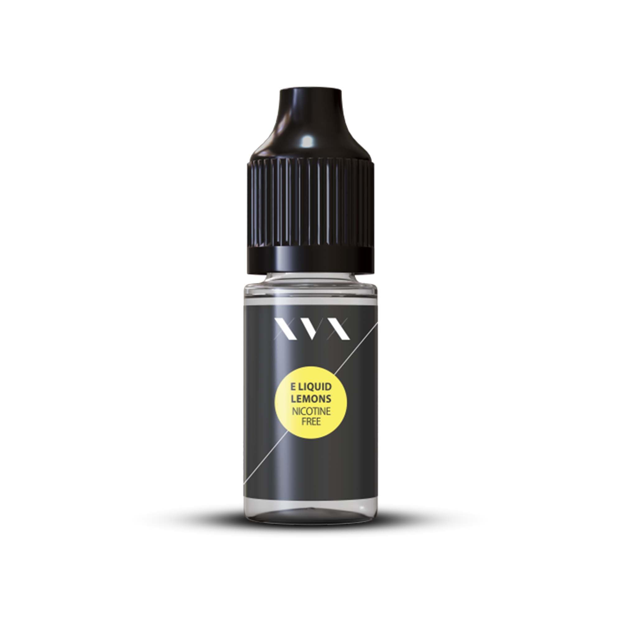 XVX Lemons Vape Liquid Juice - 0 mg E-Liquid Bottle, Lemons Flavour for XVX Magnet Pod & X Vape Ranges | Nicotine Free Vape Juice Experience, Made in the UK, 70/30 PG/VG (0mg,10 ml)