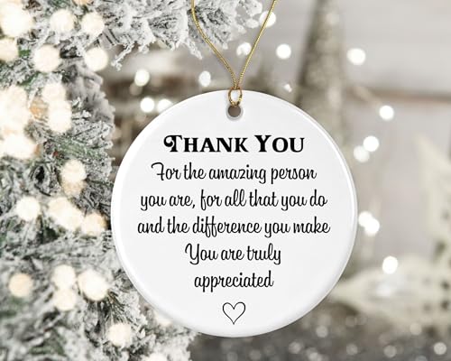 Décoration Thank You ornement imprimé cadeau enseignant infirmière collègue