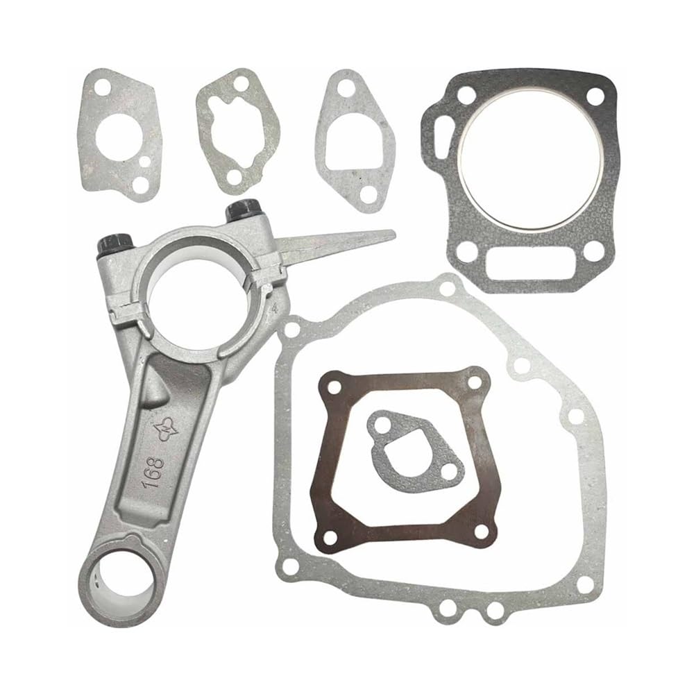 Kit Completo de Juntas de biela GX160 de 68 mm for Motor de 6,5 HP GX 160, Compatible con cortacésped. Piezas de jardín