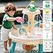 weirtoya Water Table Pump for Toddlers, Unicorn Toys Battery Powered Pump for Water Table Cordless Work Splash Toys Kids Toddler Summer Outddor Toys
