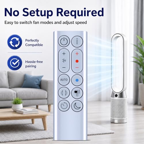 Télécommande pour Dyson Pure Hot Cool contrôle chauffage ventilateur - 5