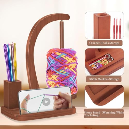Hilandero de hilo magnético para tejer en el sofá de forma cómoda y limpia 5