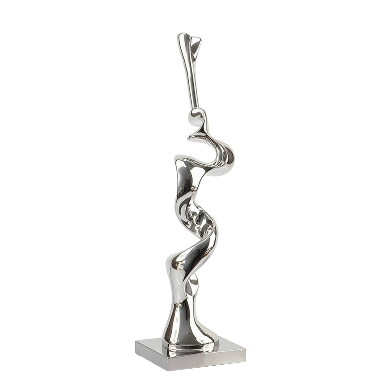 rockible Escultura Conceptual Minimalista Adorno Mesa Estatua Decorativa para Estantería, Oficina, 17.5 12.5 63cm