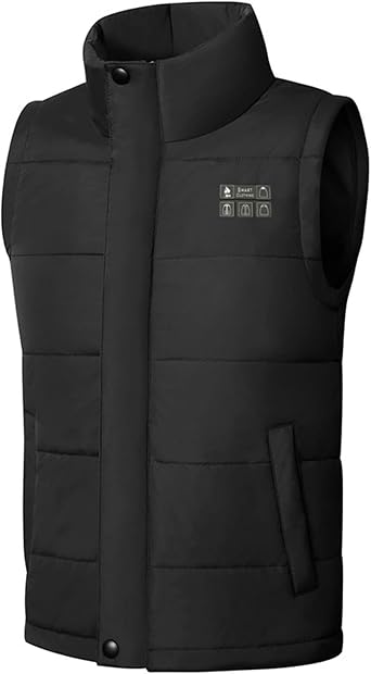 FZYLQY Heated Vest for Men Women Heating Zones Sleeveless Washable Jackets Usb Winter Unisex Body Warm Thermal Coats