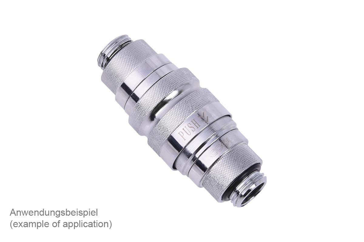 Amazon.co.jp: Alphacool Eiszapfen quick release connector male G1