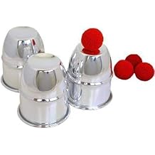 SOLOMAGIA Cups and Balls - Aluminium - Close-Up Magic - Magic Tricks and Props