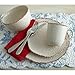 Pfaltzgraff Chateau Cream 16-Piece Stoneware Dinnerware Set, Service for 4, Off White
