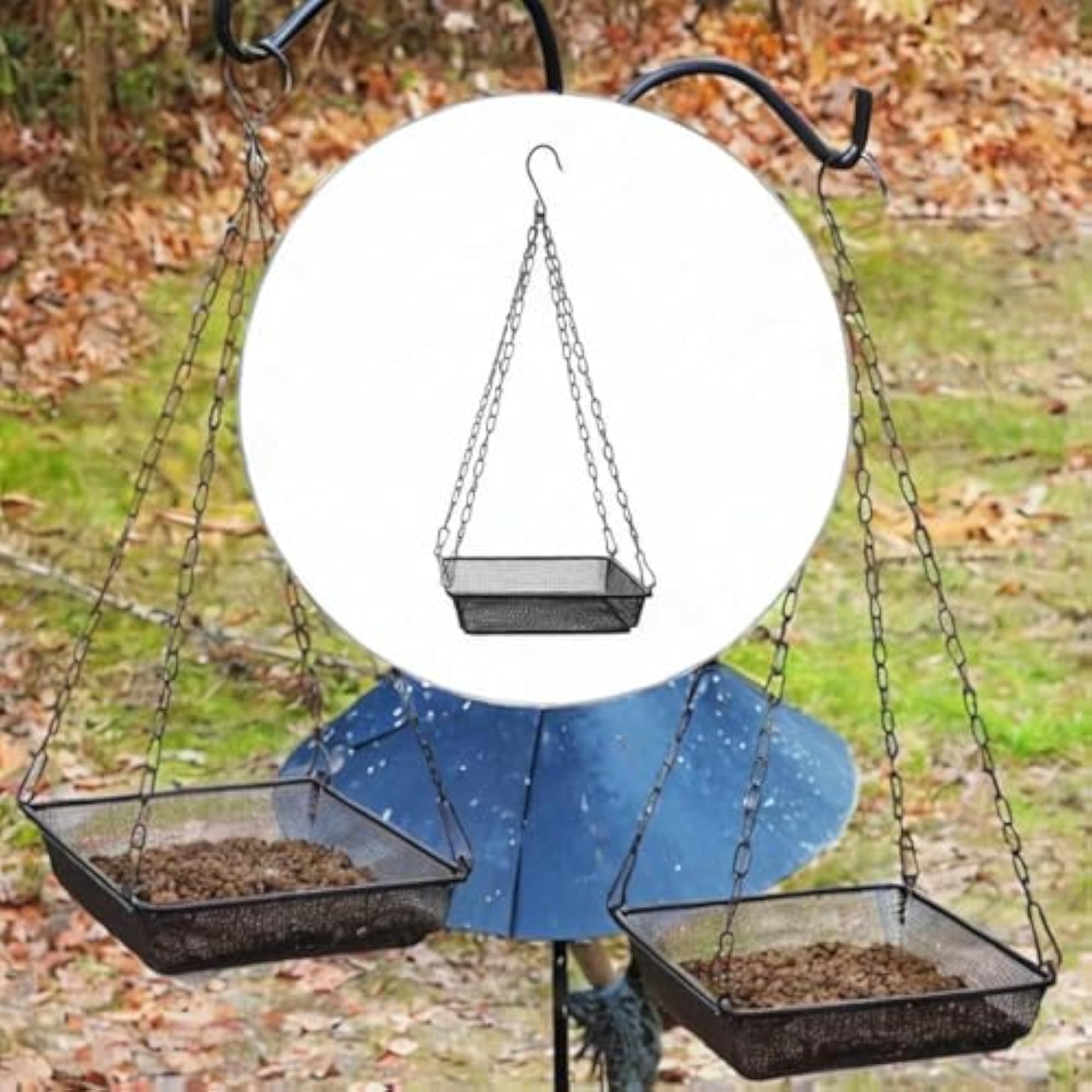 Hanging Bird Feeder, Weather Resistant for Yard Garden