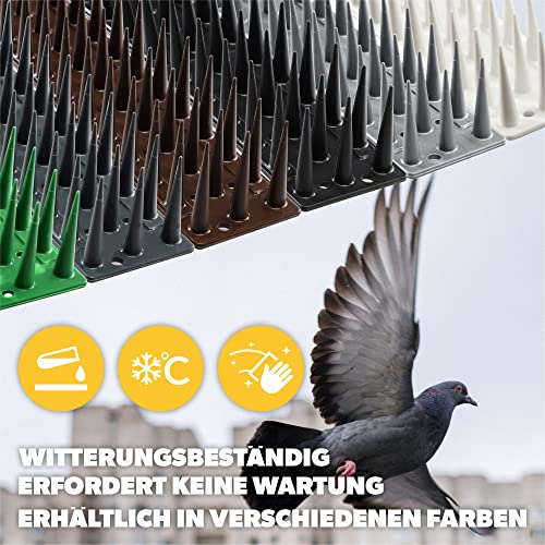 Vogelabwehr KADAX Kunststoffspikes 51 x 4 x 3,5 cm zur Tierabwehr