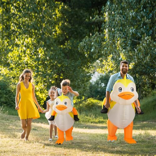 Disfraz Inflable de Pato para Niños miniatura 4