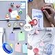 MIN CI 7x2mm Neodym Magnet Magnete Klein Stark, 50Stück Mini Magnete Flach, Magneten, Rund Magnet Kaufen Starke Magnete für Magnettafel Pinnwand