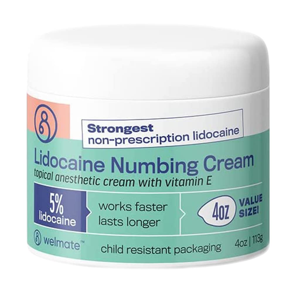Buy WELMATE 5 Lidocaine Numbing Cream Maximum Strength Topical