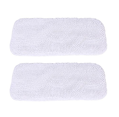 GIBTOOL Replacement Luna Cloth Pads for Sienna Luna Steam Mop Head SSM-3006 Microfiber Mop Pads 2 Pcs (2)
