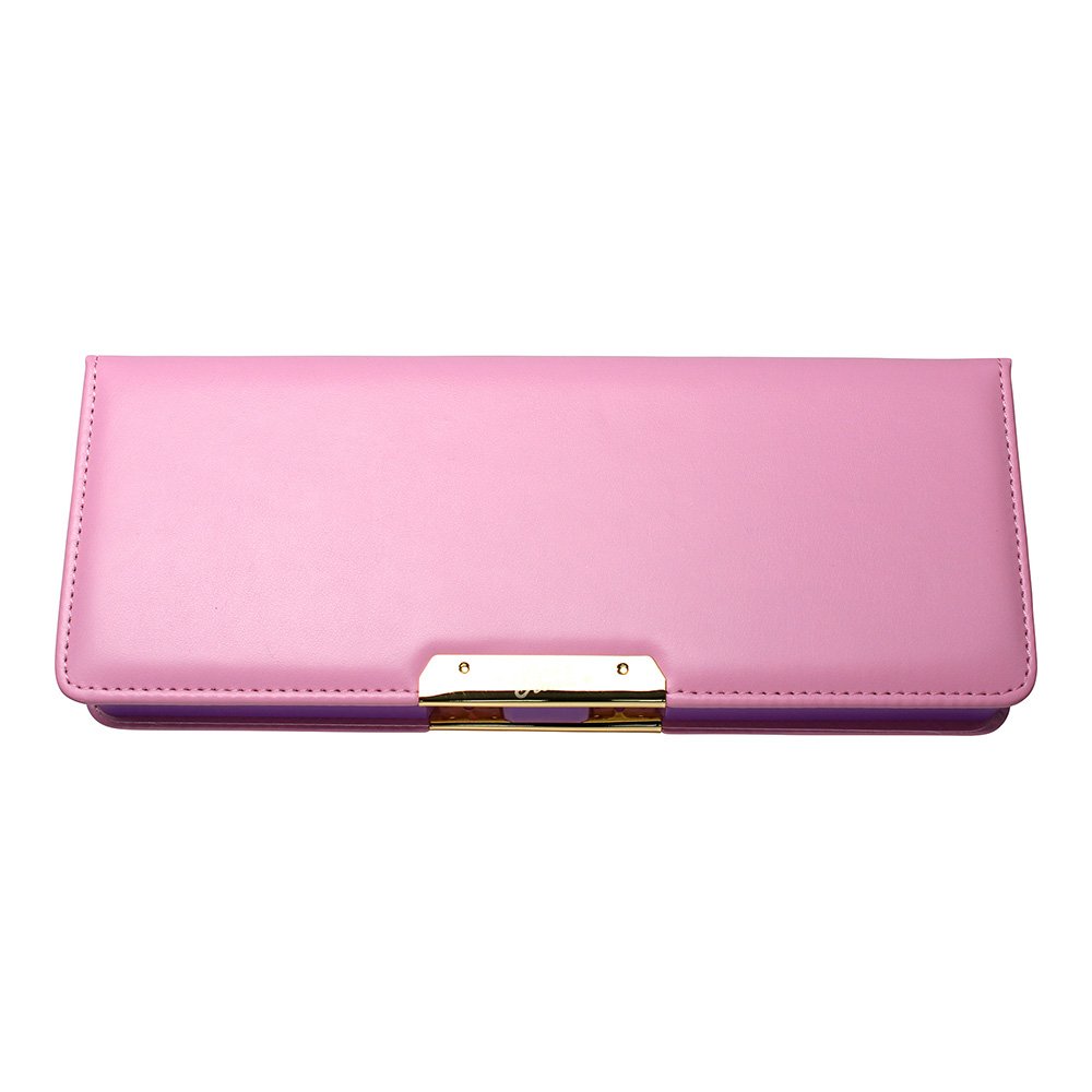 Sonic SK-5067-P Liana Tiara Pen Case, Double Sided Pencil Case, Flat, Royal Pink