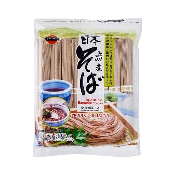 HIME J-Basket Dried Buckwheat Soba Noodles, 25 OZ