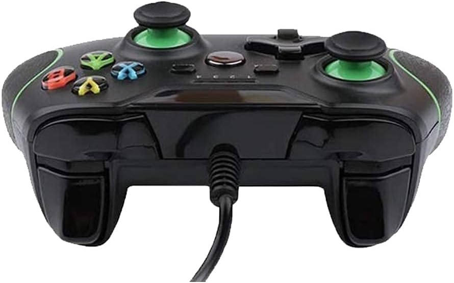 Xbox One Controller Wired,MOLICUI USB Gamepad for Microsoft Xbox One/Slim/PC,Black (Renewed)