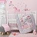 Bedtime Originals Rainbow Unicorn 3Piece Crib Bedding Set, Purple