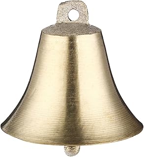 jweemax Cattle Farm Animal Loud Copper Bells, Vintage Pet Anti-Theft Bell for Cow, Horse, Sheep Grazing, 4x4cm