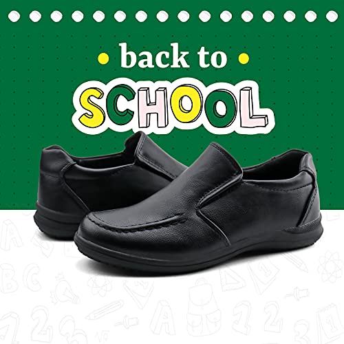 JABASIC Boys School Uniform Dress Shoes Slip-on (Toddler/Little Kid/Big Kid)3