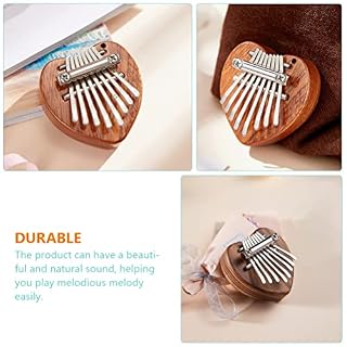 BIENKA 1 Ensemble 8 Touches Coeur Pouce Piano Assemblage Bois Kalimba Doigt Piano Mini Pouce Piano Instrument Jouets… - Les Beatles, Paul McCartney, John Lennon, RIngo Starr, George Harrison BIENKA 1 Ensemble 8 Touches Coeur Pouce Piano Assemblage Bois Kalimba Doigt Piano Mini Pouce Piano Instrument Jouets… – Image 7