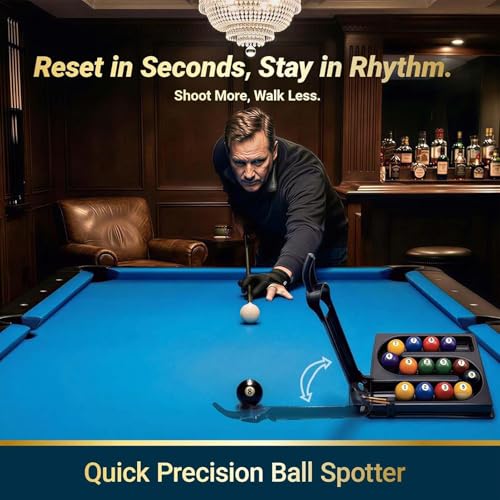 Soporte de bola para billar americano en rack de entrenamiento de pool 5