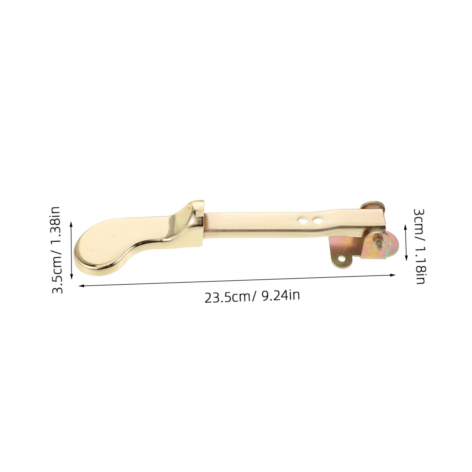 Pedale Sustain per Pianoforte Verticale Oro 3 Pezzi Doppio Foro | Metallo, Compatibilità, Parti per Strumento, Design Elegante, per Musicisti Professionisti
