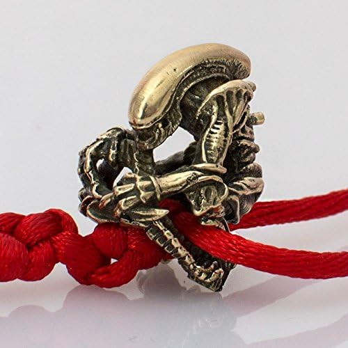 Paracord/Lanyard Bead in Brass for Jig Pro Shop by Russki Designs (Alien Xenomorph (Brass))