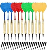 Freccette Professionali Punta Plastica, Set Di 3 Freccette Orbide Per - Foto 3