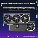 ASUS ROG Astral GeForce RTX™ 5080 OC Edition Carte Graphique de Jeu (PCIe® 5.0, 16 Go GDDR7, HDMI®/DP 2.1, 3,8 emplacements, Design à 4 Ventilateurs, Ventilateurs axiaux, Chambre à Vapeur brevetée, - 3