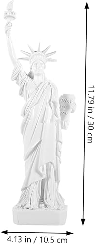 Miniatura 7 de Yardwe Modelo de estatua de la libertad, decoración elegante, decoración de oficina, decoración de resina artesanal, decoración cultural, regalos de