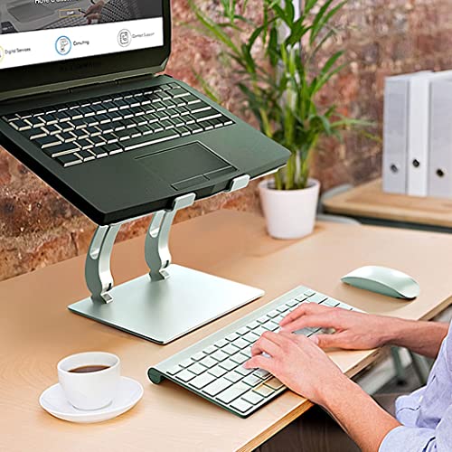 Soporte para computadora portátil base de aluminio premium para elevar pantalla de 17 pulgadas 6