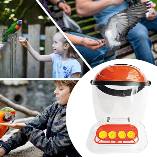 Alimentador para colibrí portátil con banda ajustable que evita derrames 5