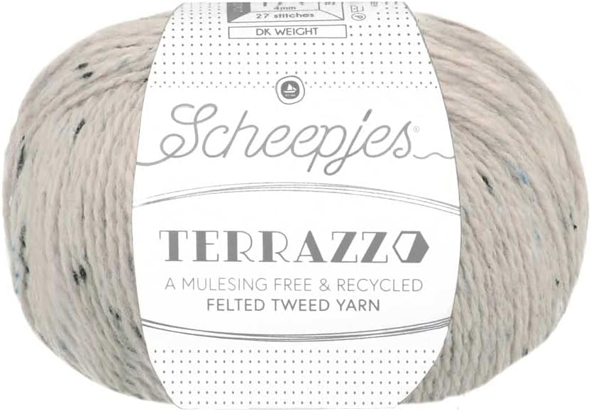 Terrazzo Yarn 50g, Color 744 Prosecco, Ecru