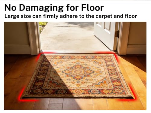 Reusable Rug Tape Grippers,Carpet Tape No Damaging for Hardwood Floors 12Pc by Urdar Brunnr - Used condition - Image 6