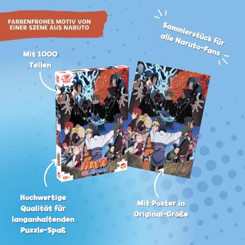 Winning Moves Puzzle Naruto Shippuden Rencontre du Destin 1000 Pièces Version française - vue 3