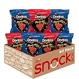Doritos Flamin Hot Nacho and Flamin' Hot Cool Ranch Variety Pack, 1oz Bags (40 Pack)