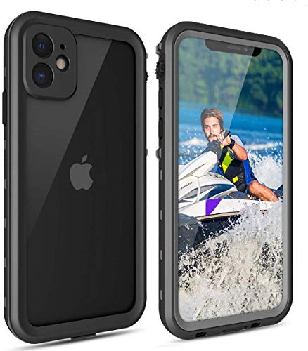 iPhone 11 Case,【IP68 Certified】 Waterproof Anti-Drop, 360°Full Body Underwater Protecting with Clear Built-in Screen Protector, Clear Sound Cover for iPhone 11