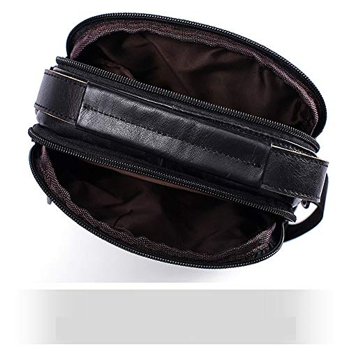 Mens Crossbody Messenger Bags Men's Leather Vintage Messenger Bag Shoulder Bag for Work Business2