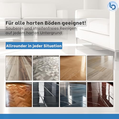 2 Stück Baumwoll Wischbezug 40 cm – Hochwertiger Mopp-Ersatz – Ideal für Holzböden, Laminat, Fliesen UVM. – Waschbar bis 95 °C